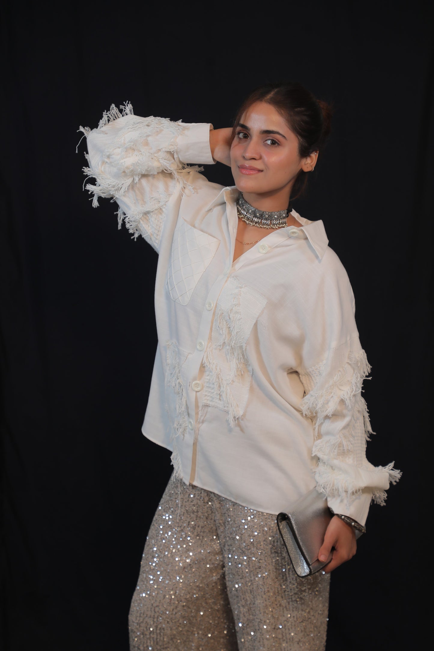 Moonlit Fringe Shirt