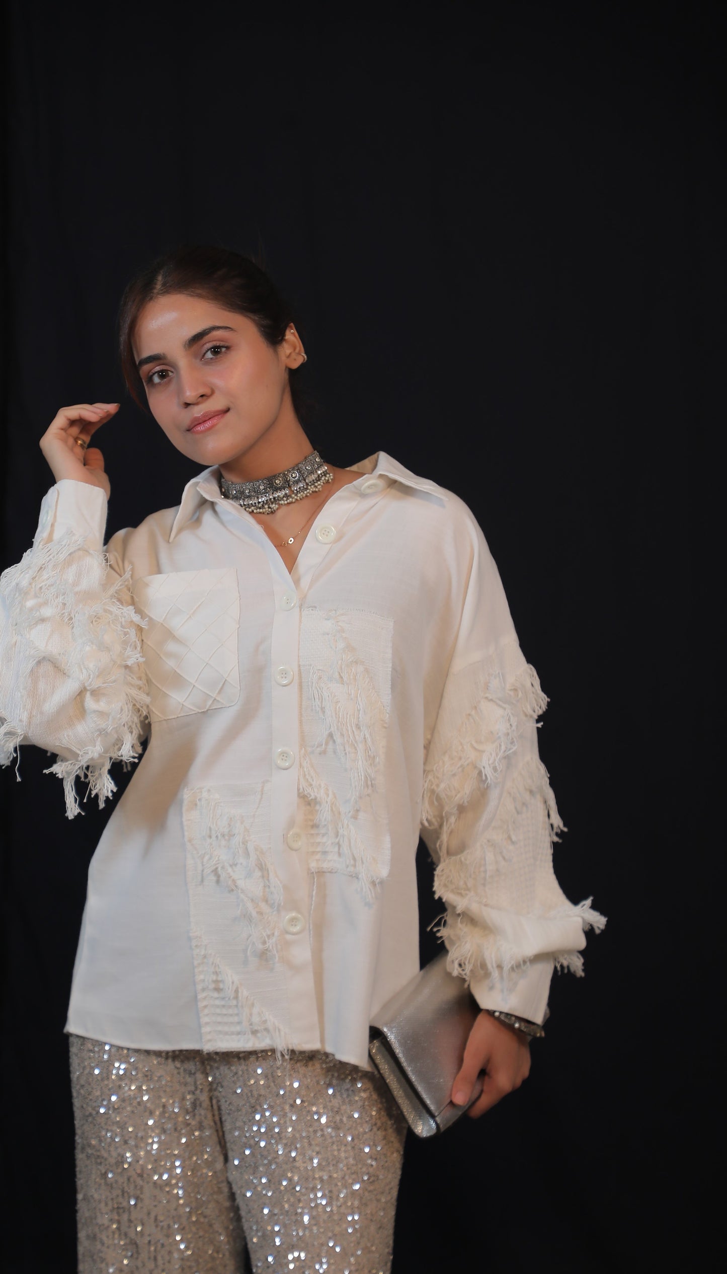 Moonlit Fringe Shirt