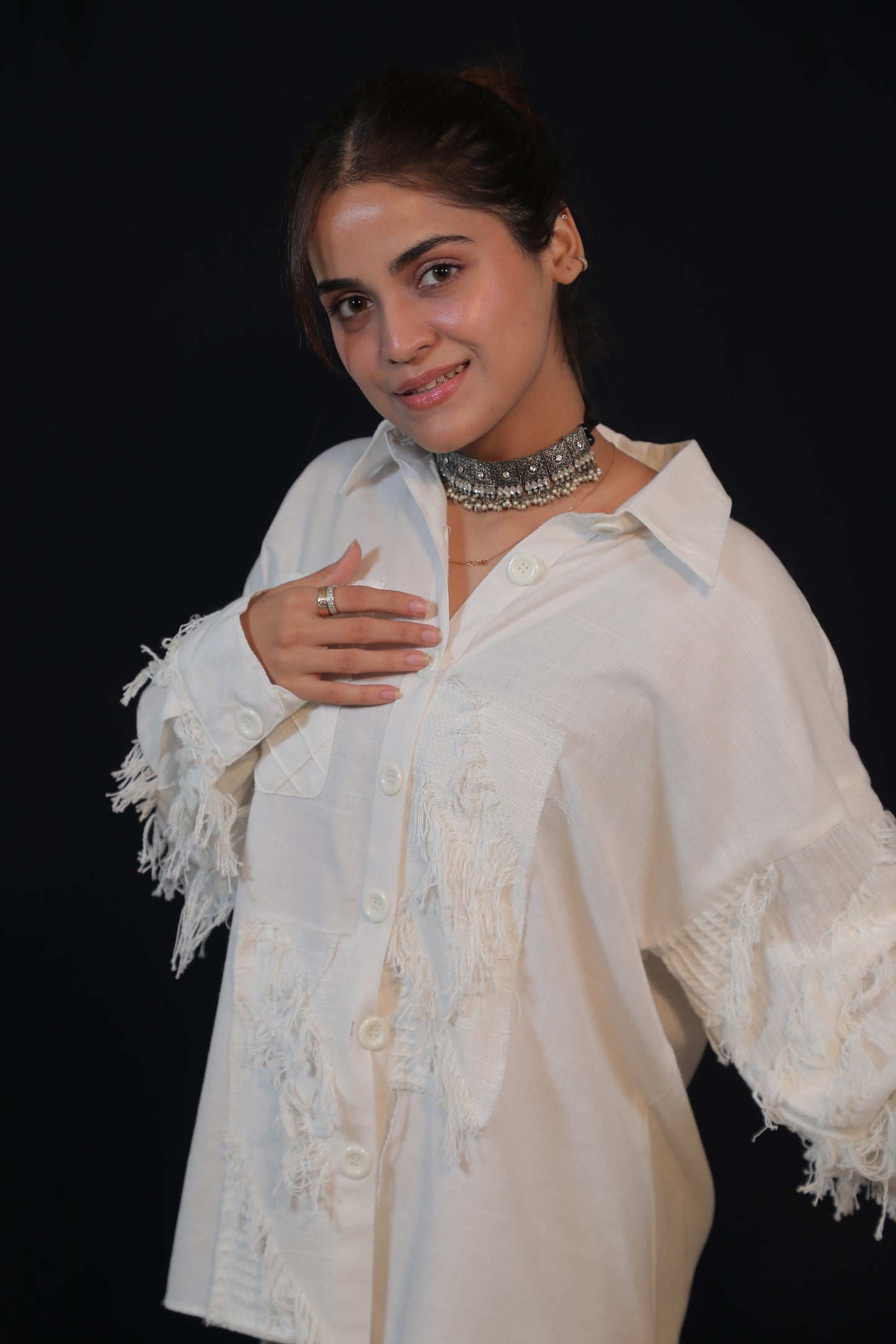 Moonlit Fringe Shirt
