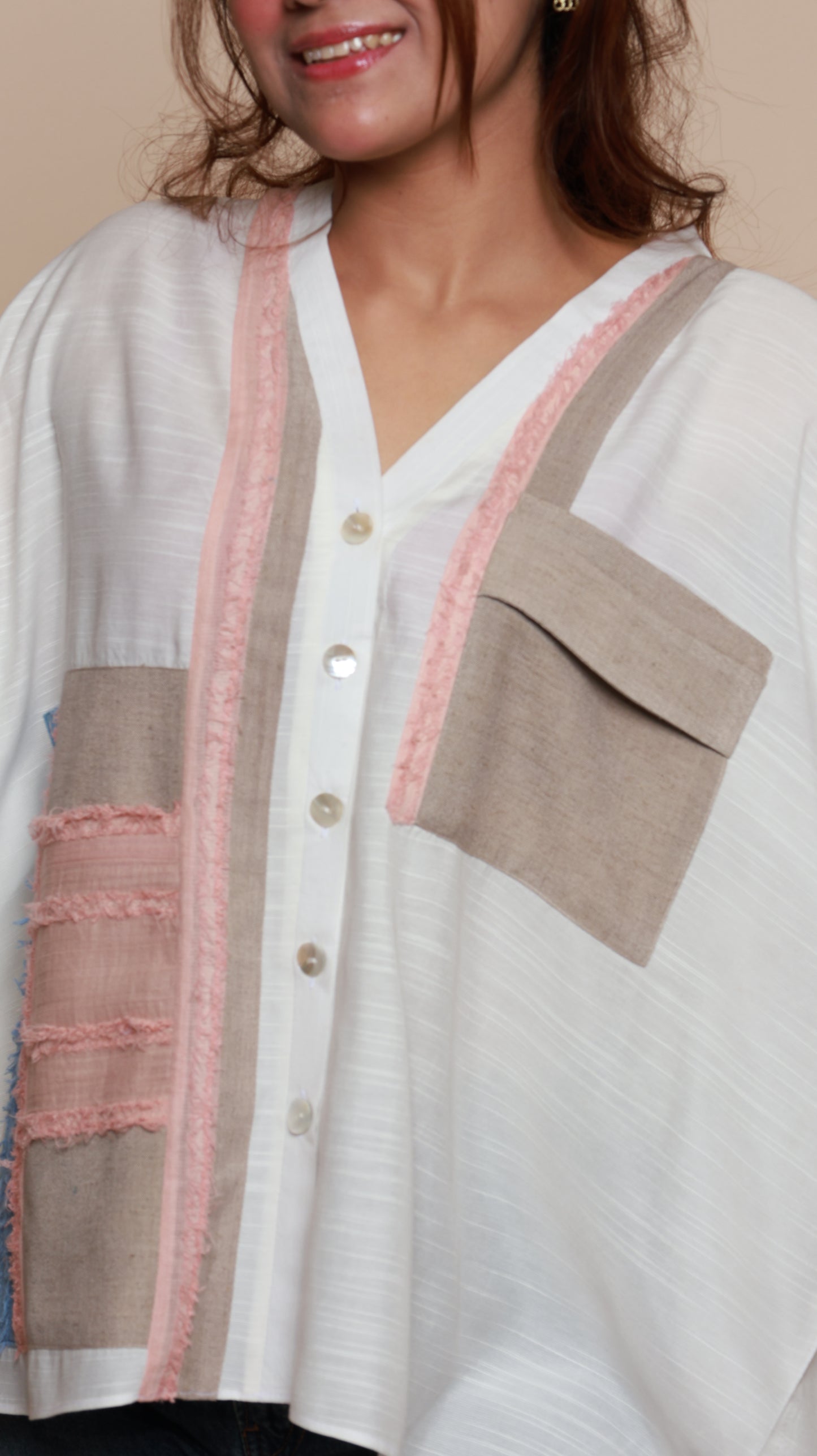 White Panel Shirt