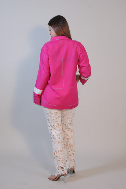 Fuchsia Frame Shirt