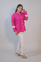 Fuchsia Frame Shirt