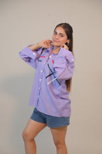 Lavender Line Shirt