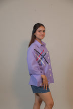 Lavender Line Shirt