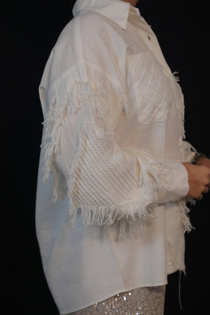 Moonlit Fringe Shirt