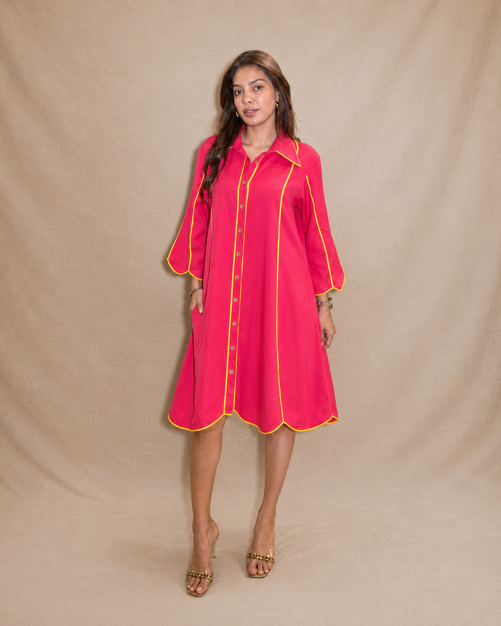 Neon Muse Shirt Dress