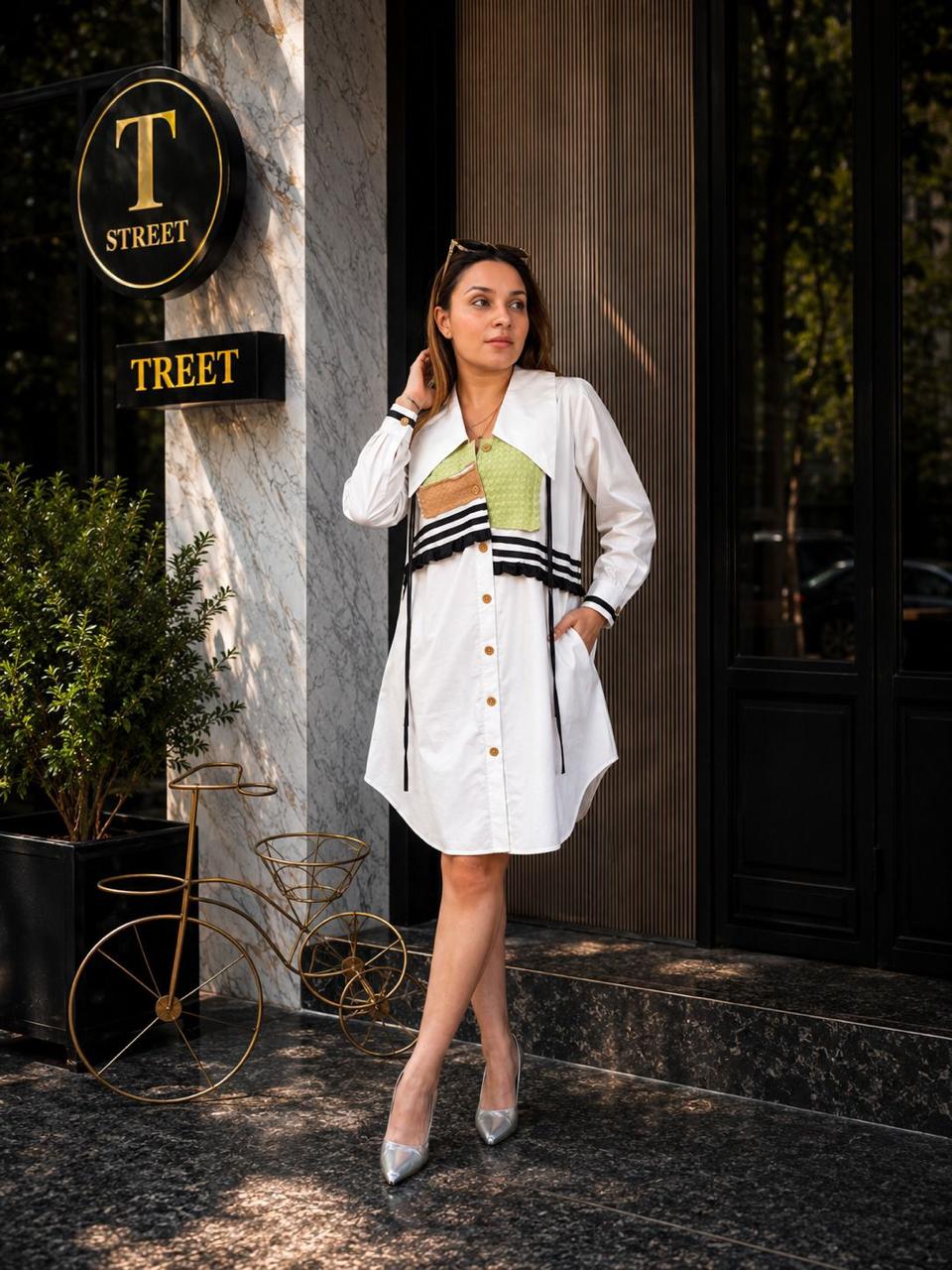 Elowen Cinch Shirt Dress