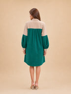Verdant Trail Shirt Dress
