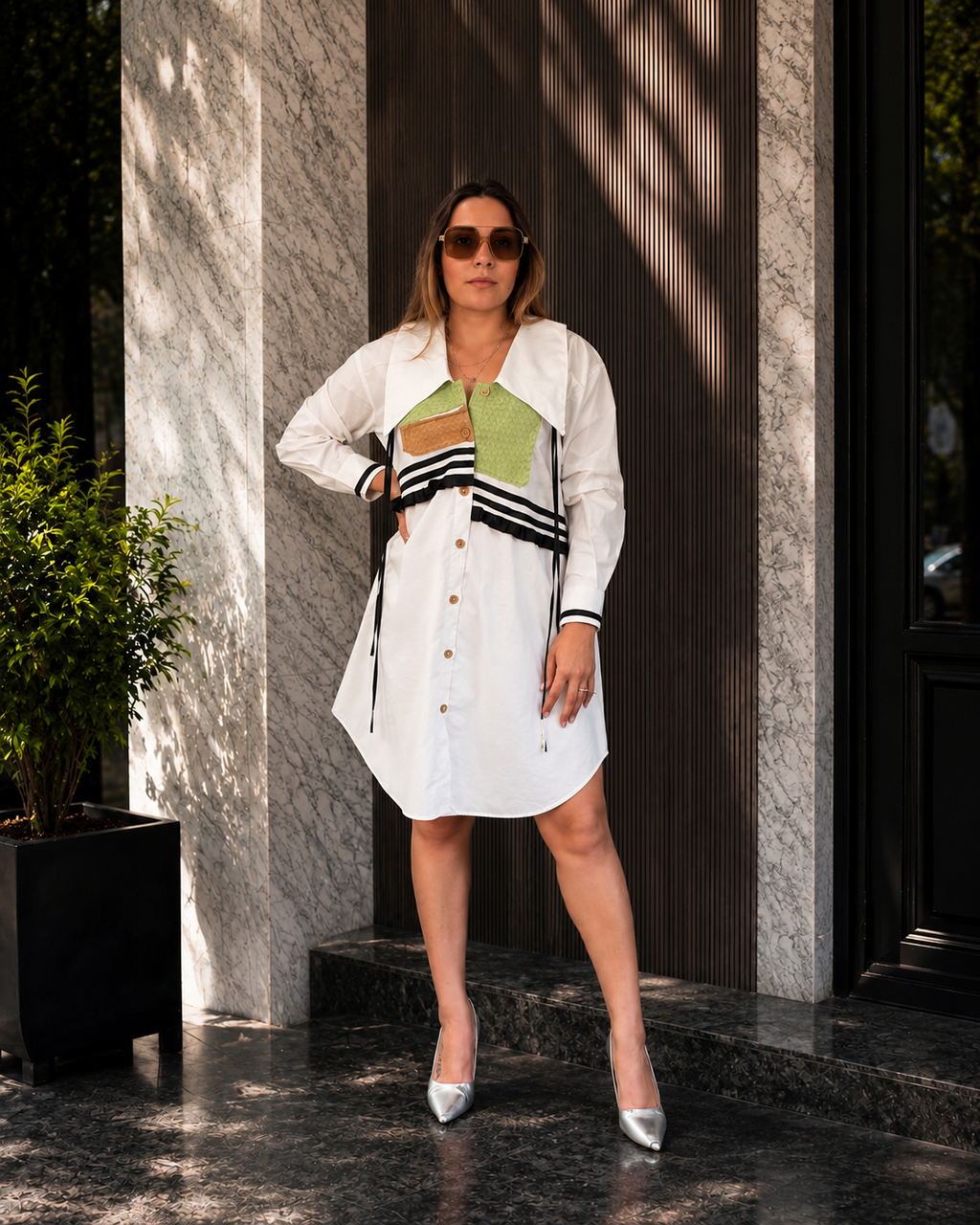 Elowen Cinch Shirt Dress