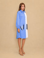 Skyline Patch Shirt Dress