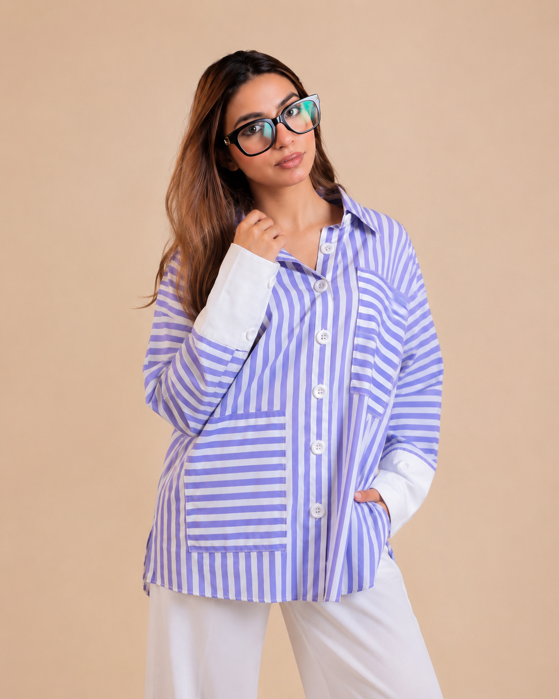 Blue Striped Shirt