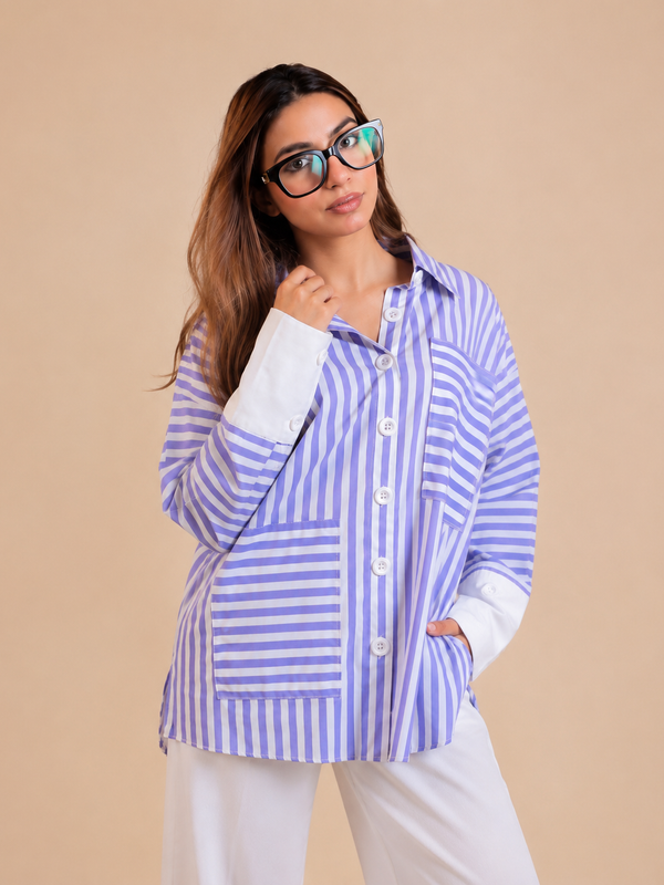Blue Striped Shirt