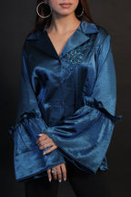 Sapphire Halo Embroidered Shirt