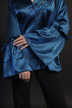 Sapphire Halo Embroidered Shirt