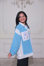 Blue Bloom  Shirt