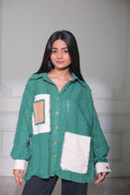 Waffle Green Shirt