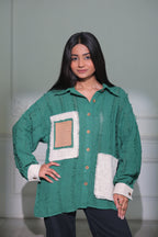 Waffle Green Shirt