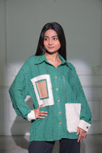 Waffle Green Shirt