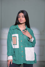 Waffle Green Shirt