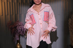 Cherry Stripe Pocket Shirt