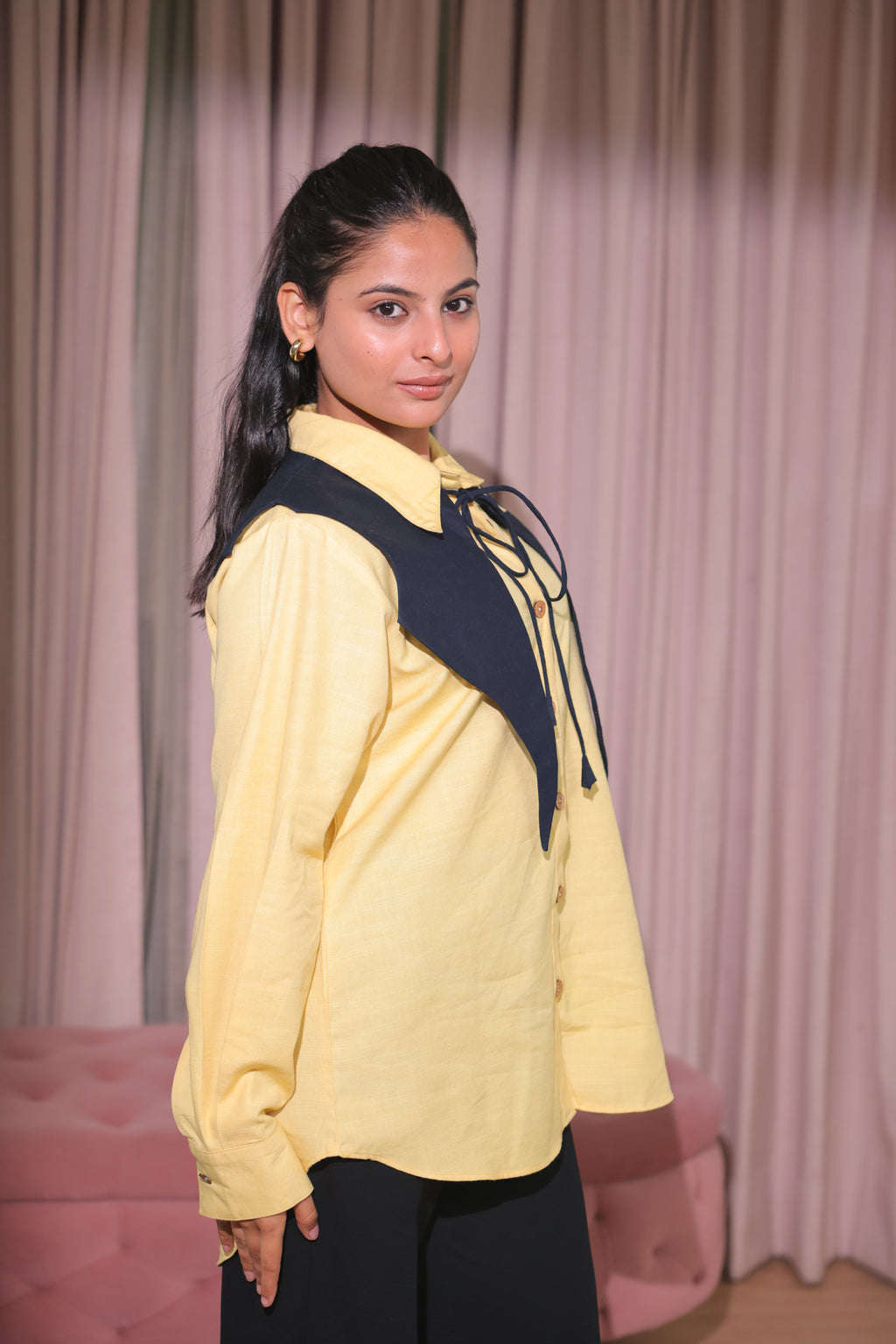 Navy Layered Shirt