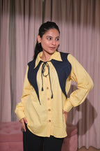 Navy Layered Shirt