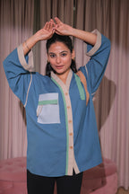Azure Patch Shirt