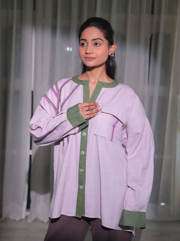 Lavender loop shirt