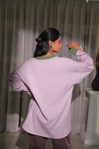 Lavender loop shirt