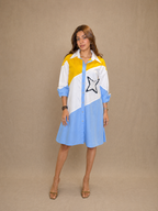 Starlit Horizon Shirt Dress