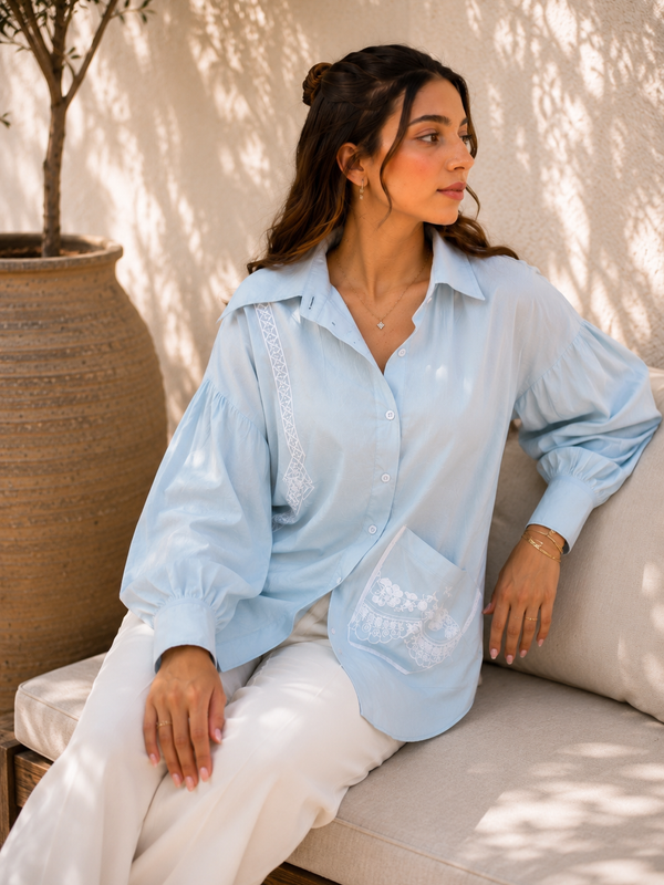 Skylark Embroidered Shirt