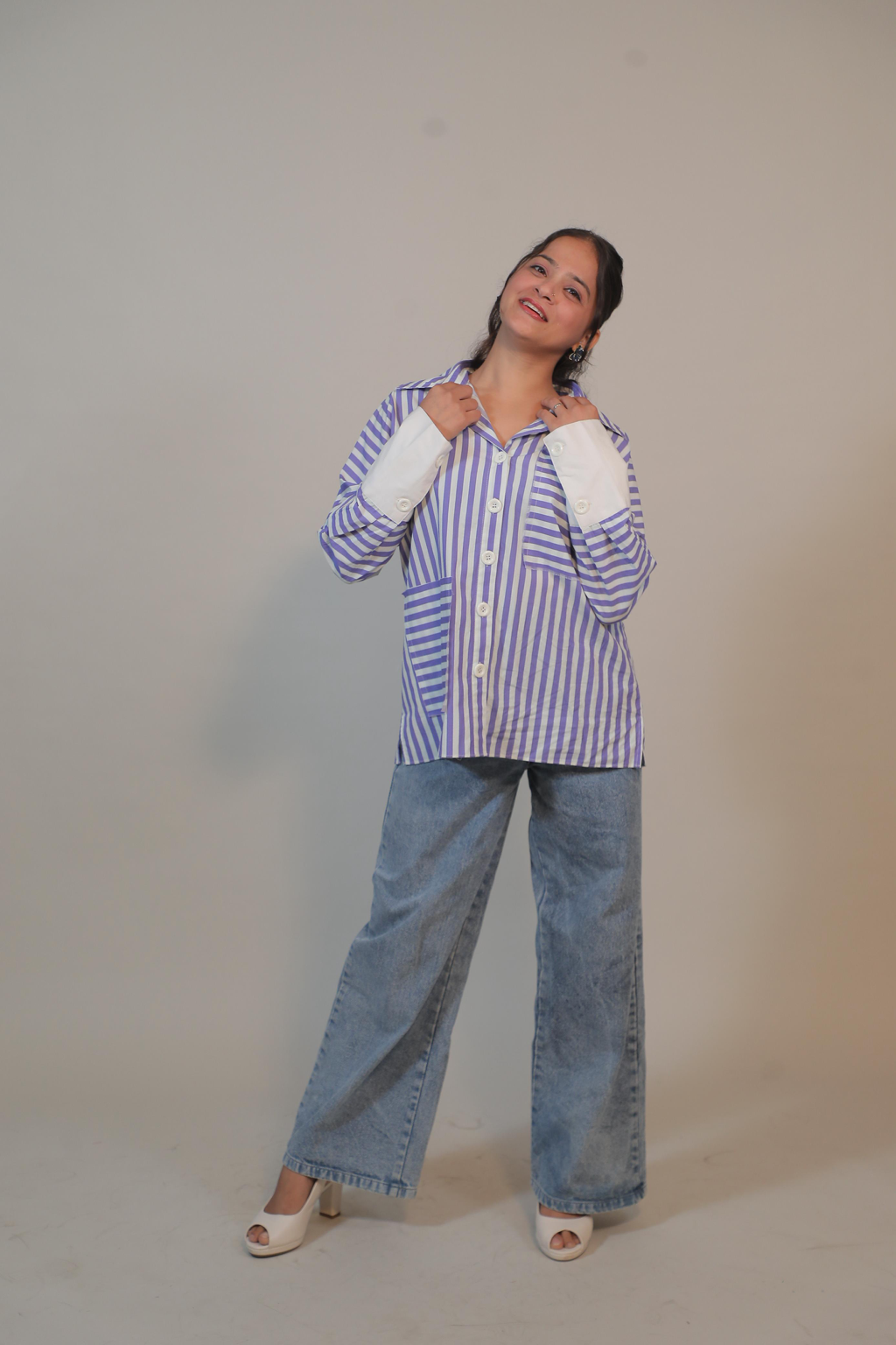 Blue Striped Shirt