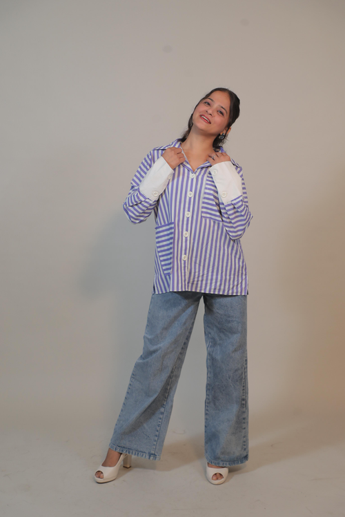 Blue Striped Shirt