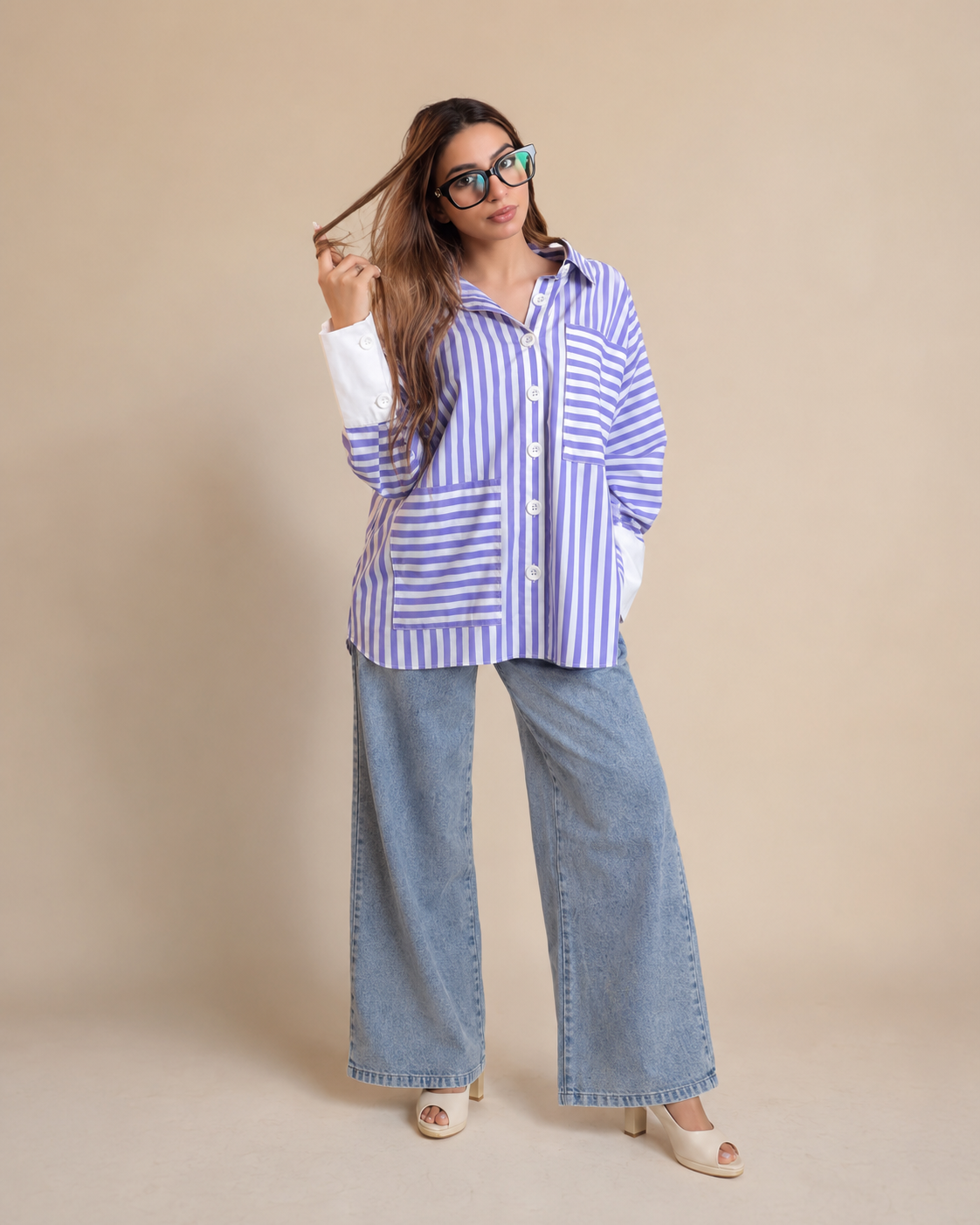 Blue Striped Shirt