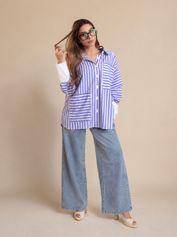 Blue Striped Shirt