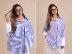 Blue Striped Shirt