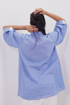 Grid Blue Shirt