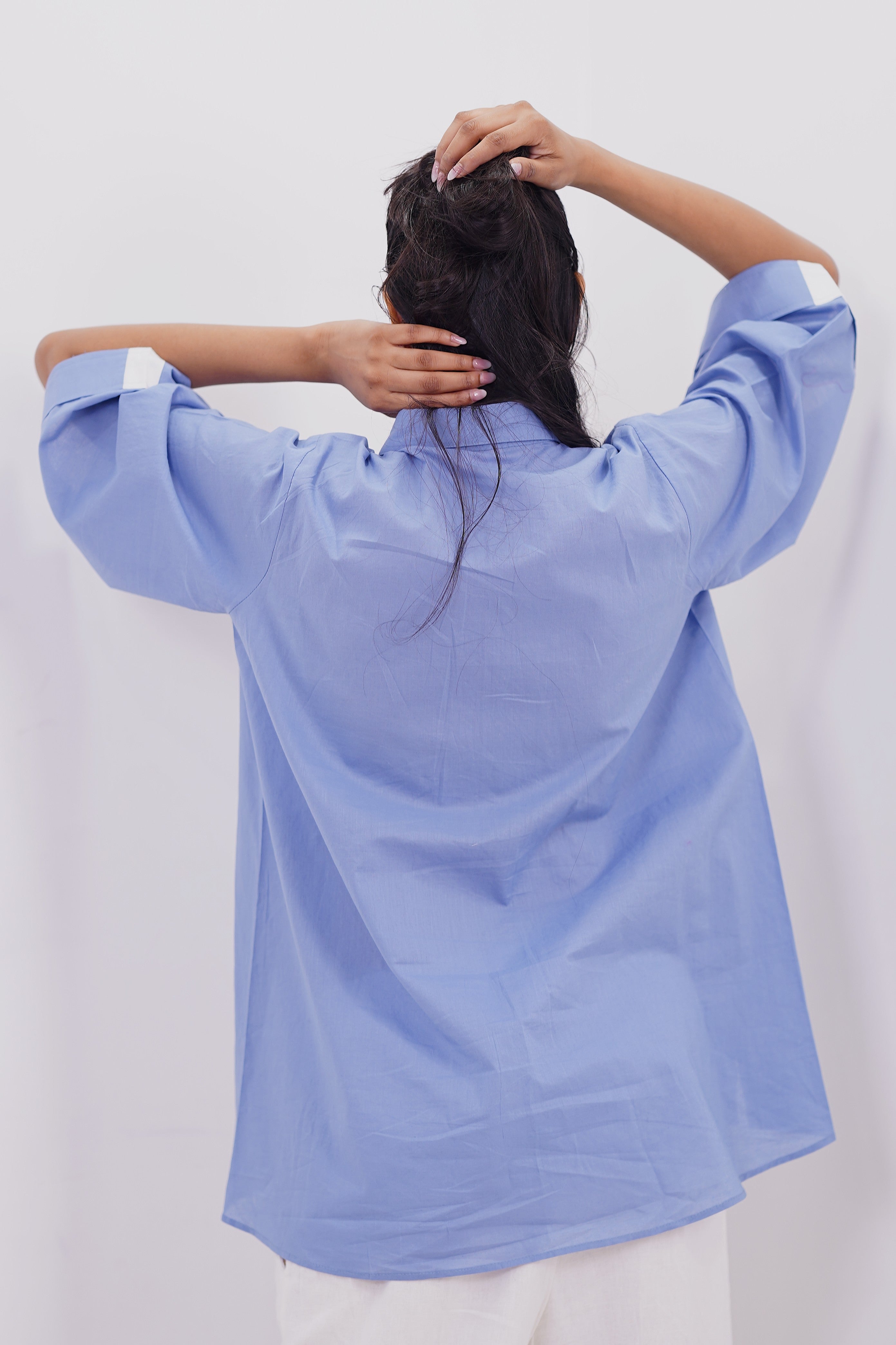Grid Blue Shirt