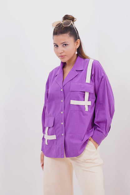 Violet Dash Shirt