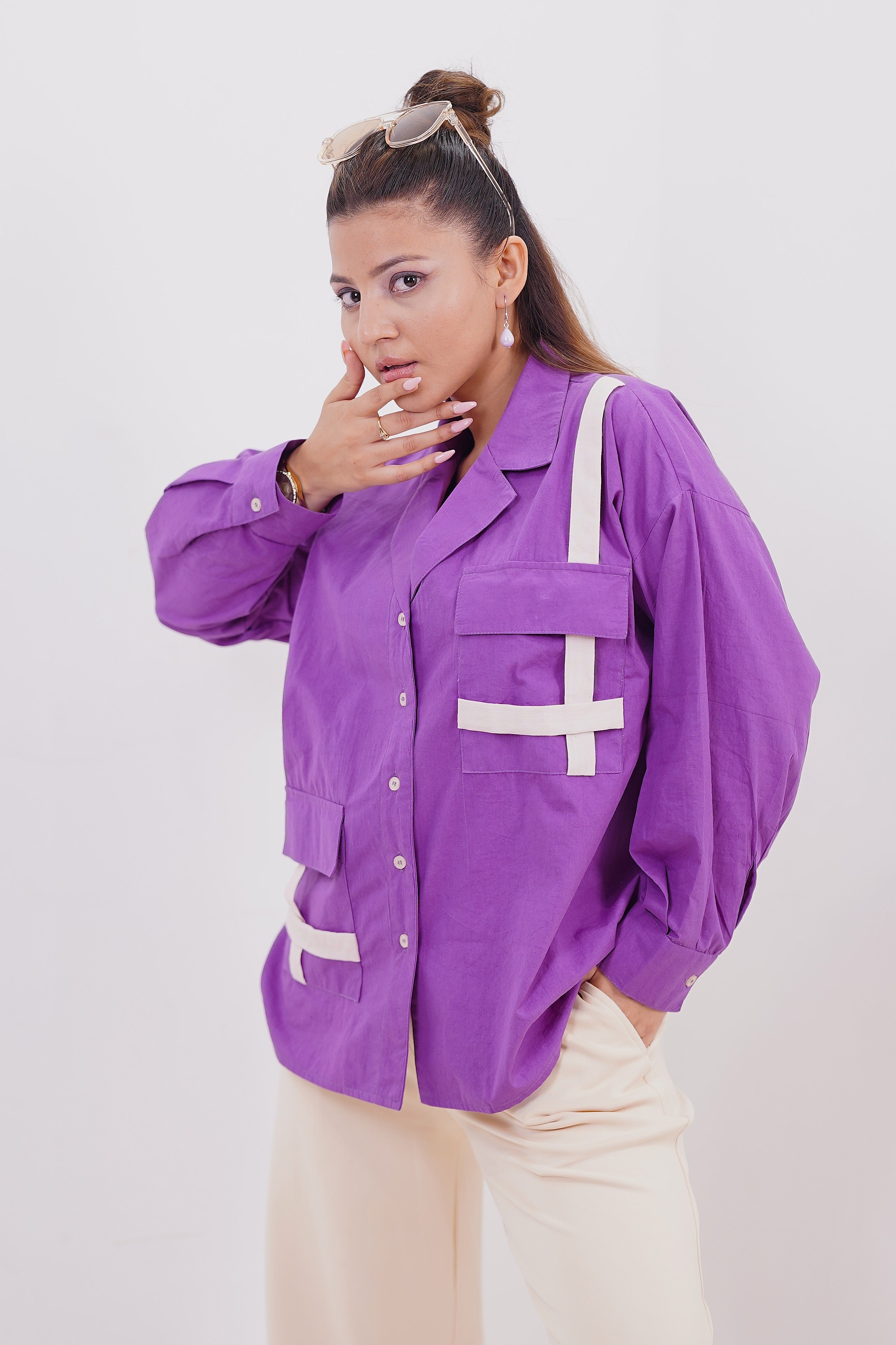 Violet Dash Shirt