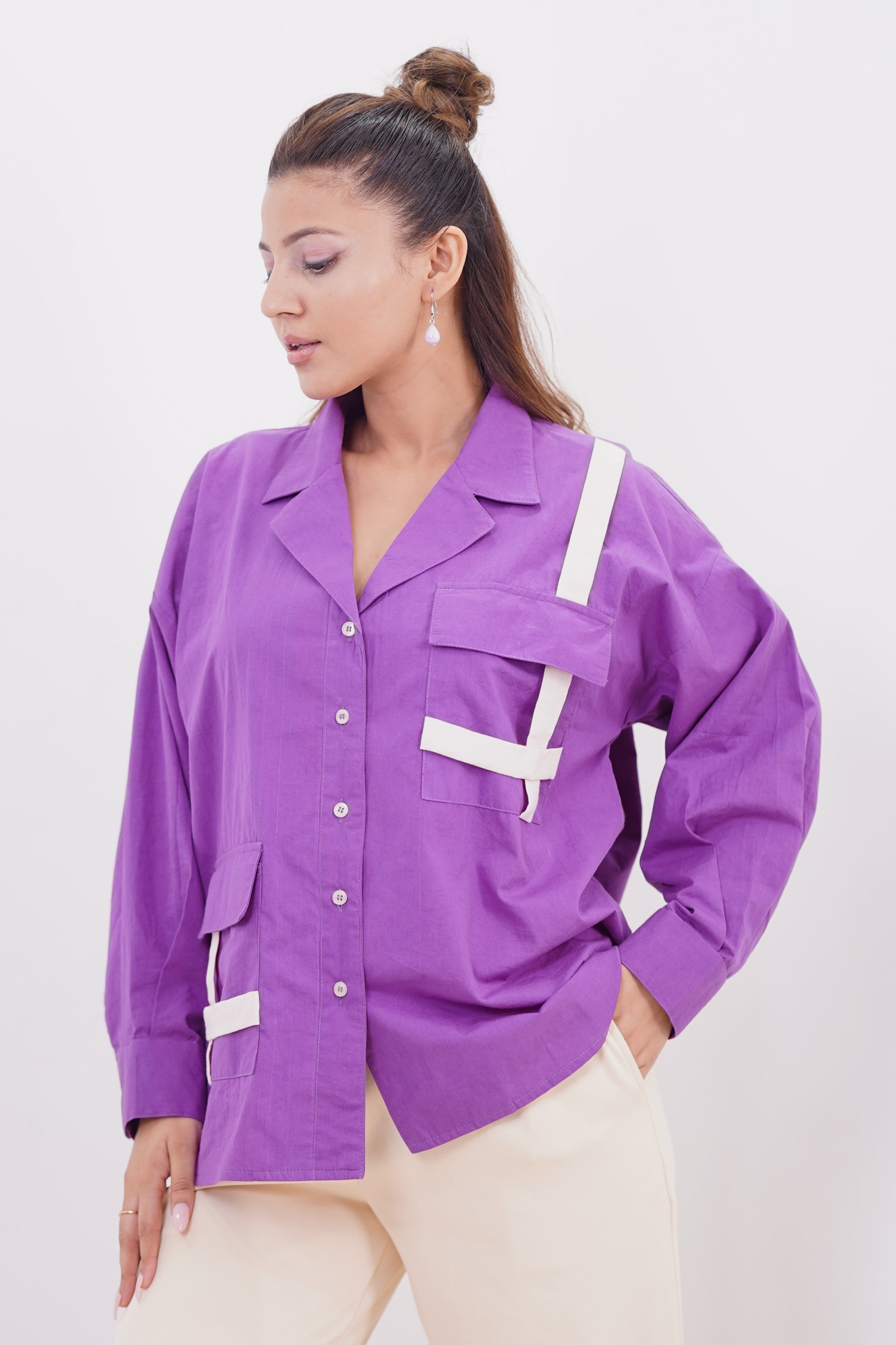 Violet Dash Shirt