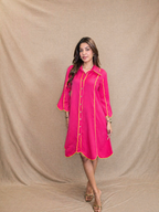 Neon Muse Shirt Dress
