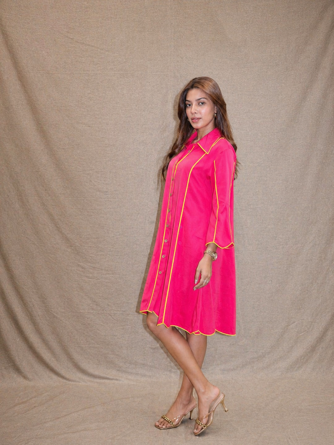 Neon Muse Shirt Dress