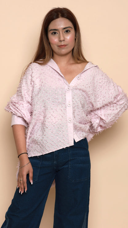 Pink Texture Shirt