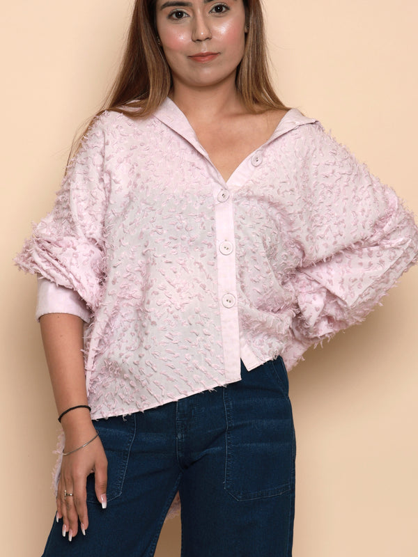 Pink Texture Shirt