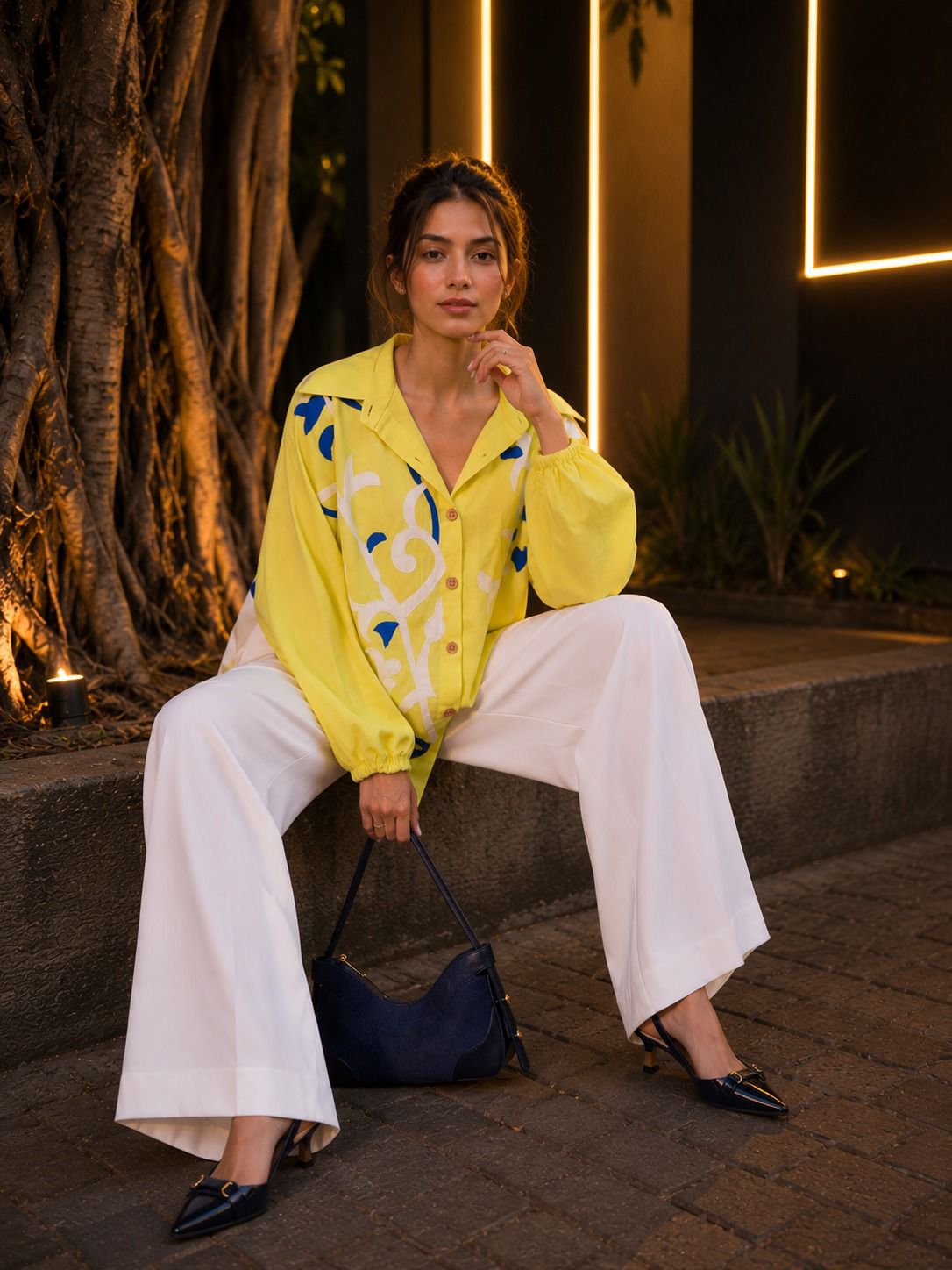 Sun Muse Embroidered Shirt