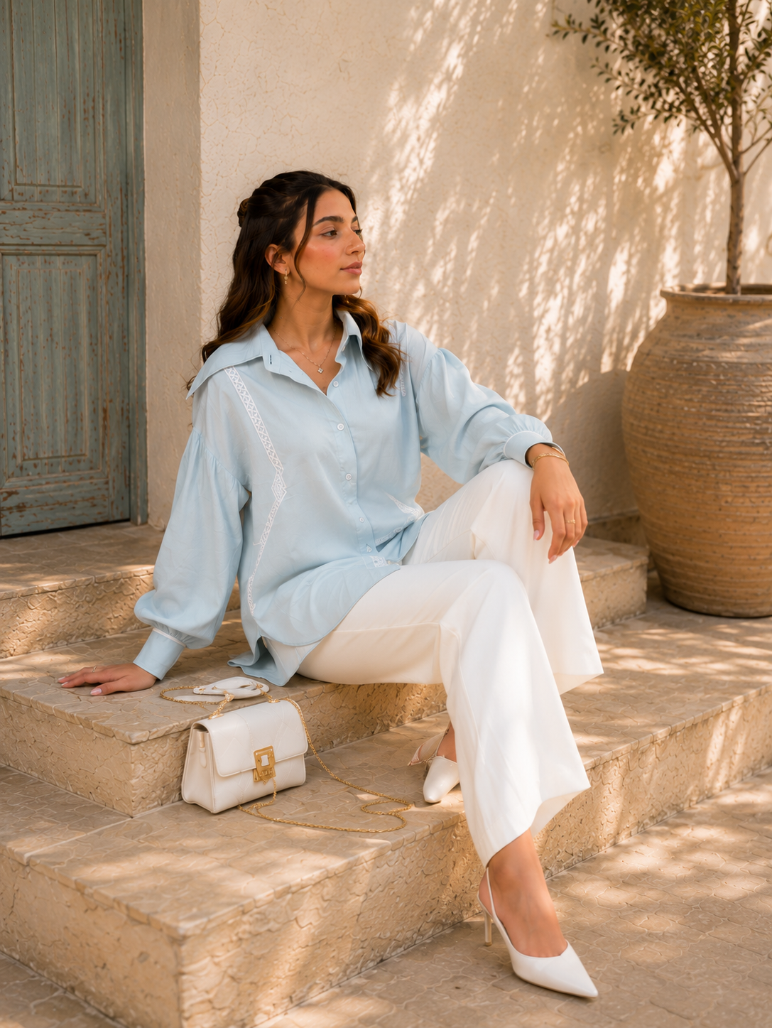 Skylark Embroidered Shirt