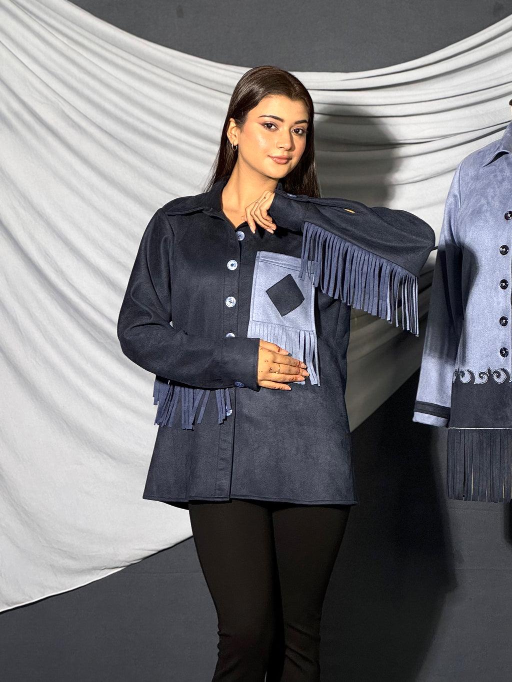 Saddle Fringe Shirt