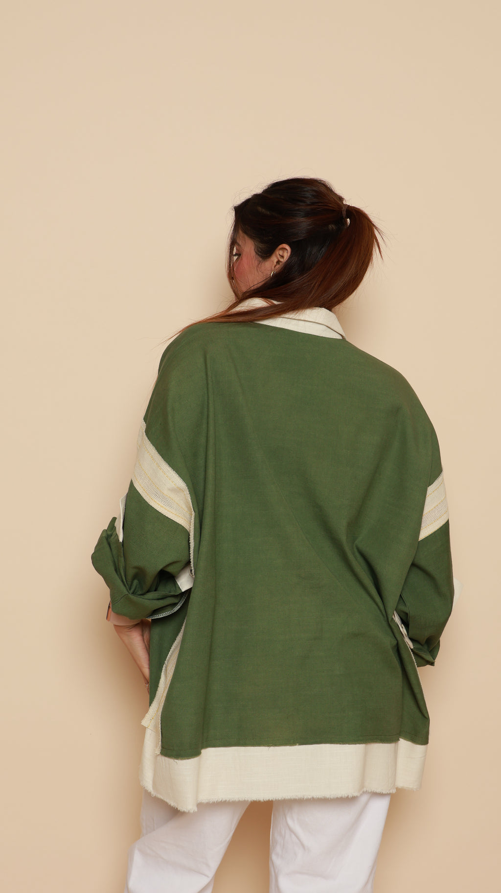 Raw Olive Patch Shirt
