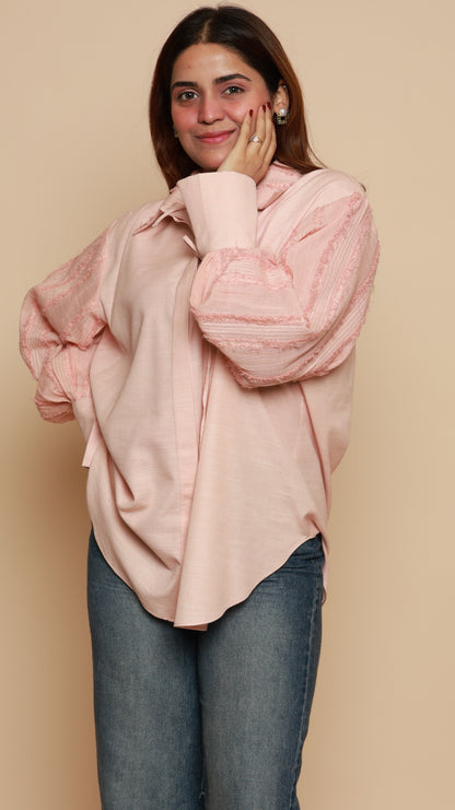 Blush Sleeve Shirt